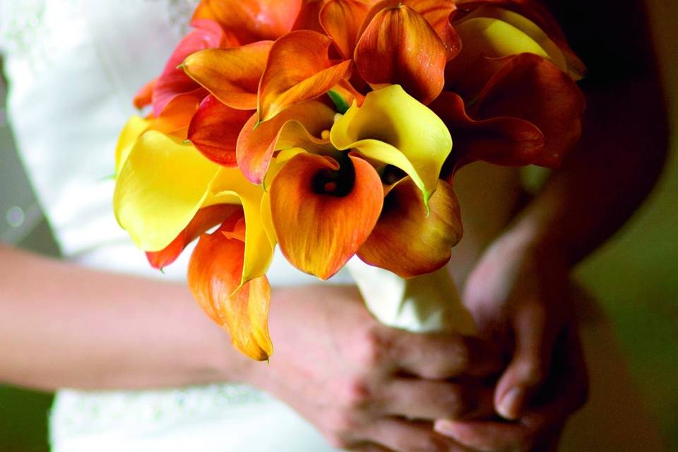 A vibrant bouquet