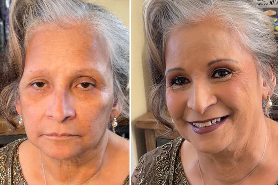 Hair & Make-up Before & After