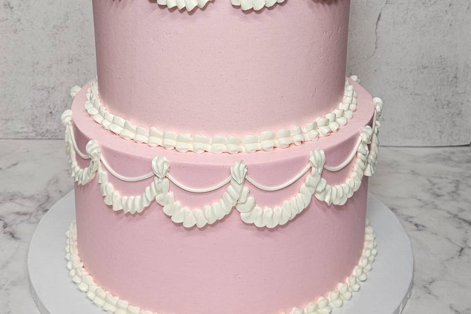 Pink Vintage Cake