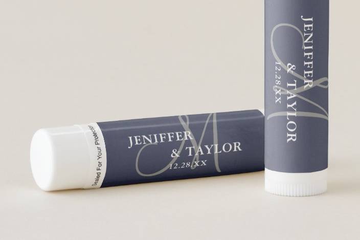 Custom printed lip balm