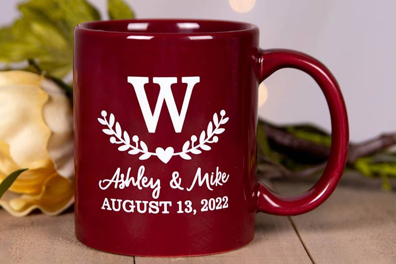 Custom printed mugs