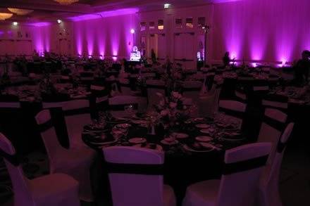 Wedding reception area