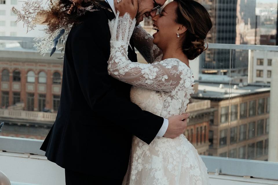 Rooftop Elopement