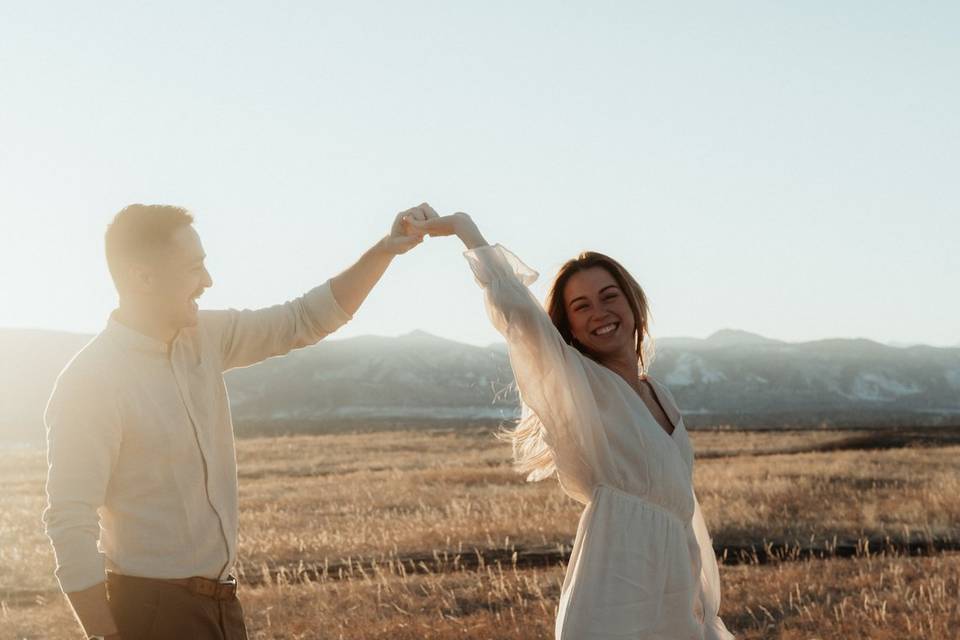 Golden Hour Engagement