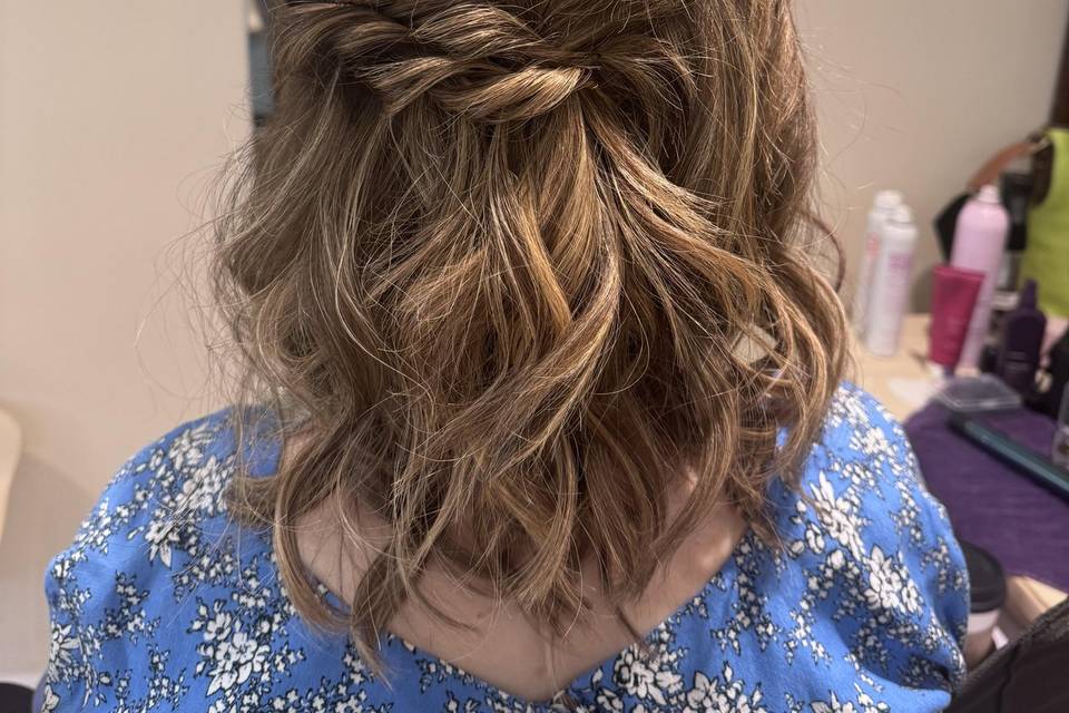 Braided Halfup boho