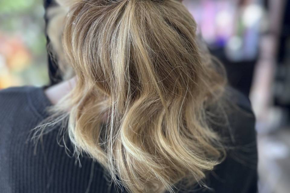 Twisted ponytail