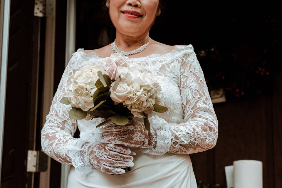My mother before her wedding