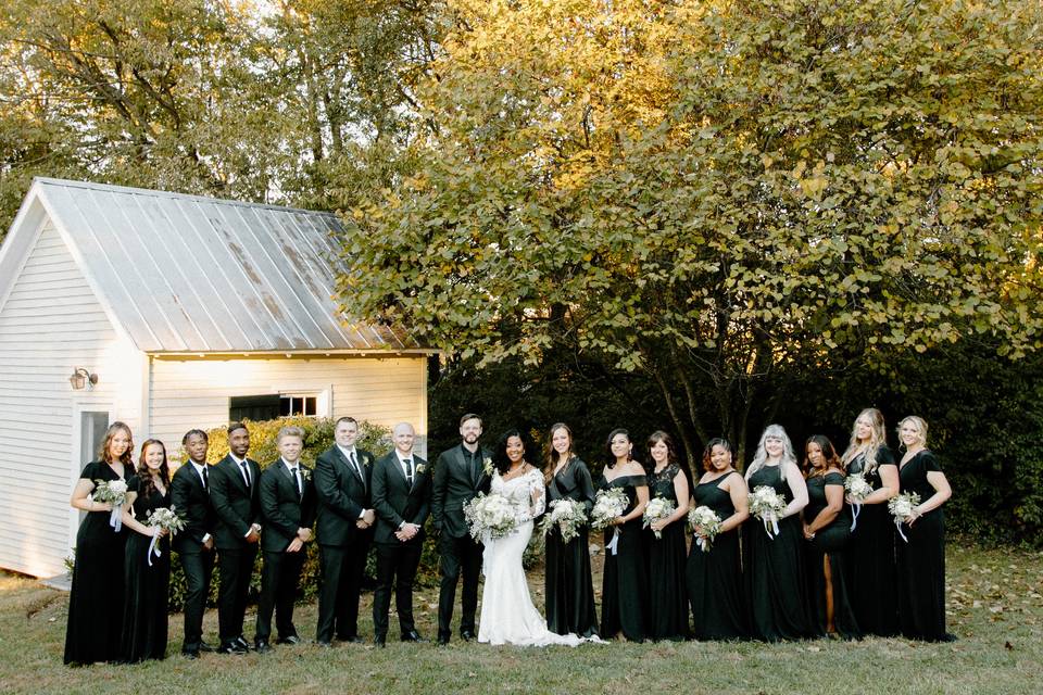 Nashville fall wedding