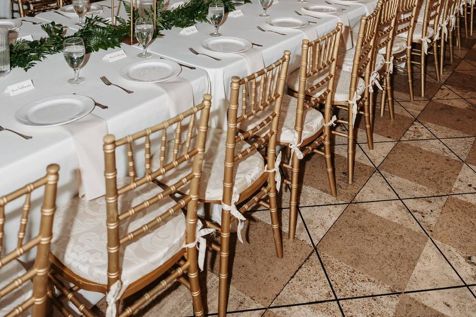 Reception set up