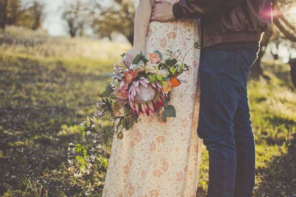 Whimsical Protea Bouquet