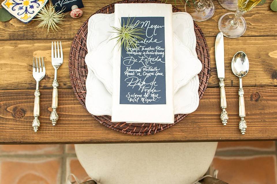 Farm Table Centerpiece