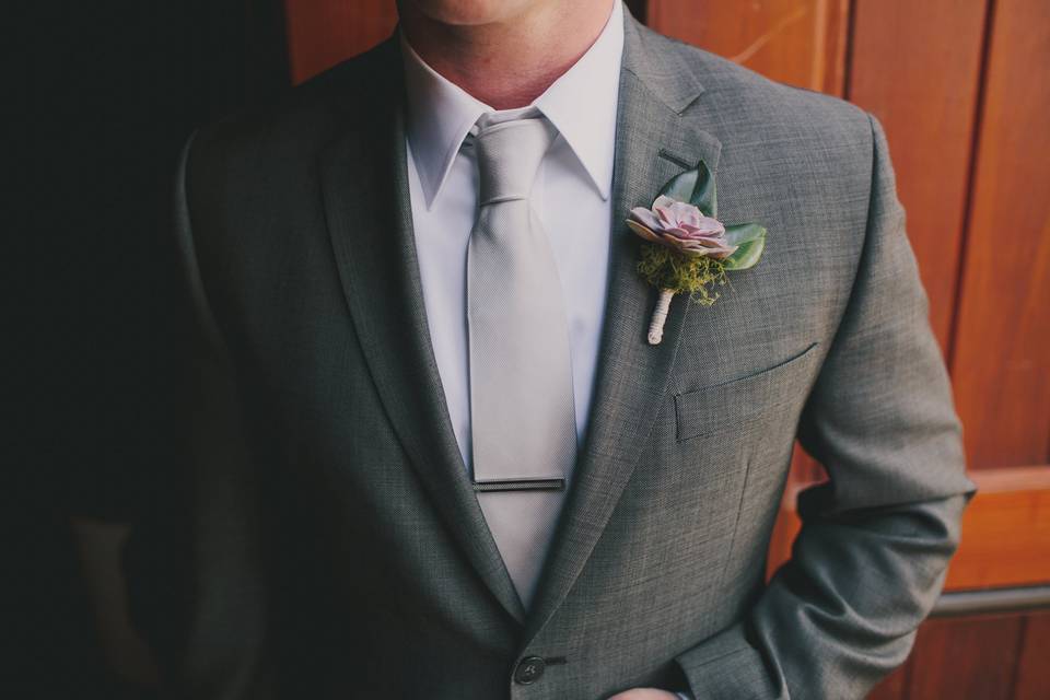 Succulent Boutonniere