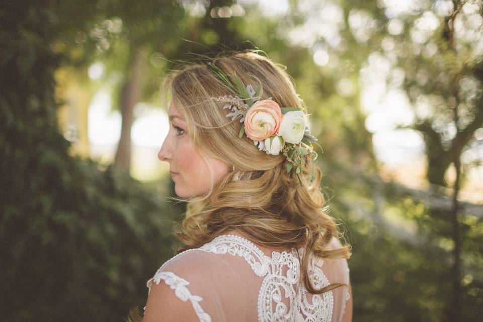 Flower Halo for the Bride