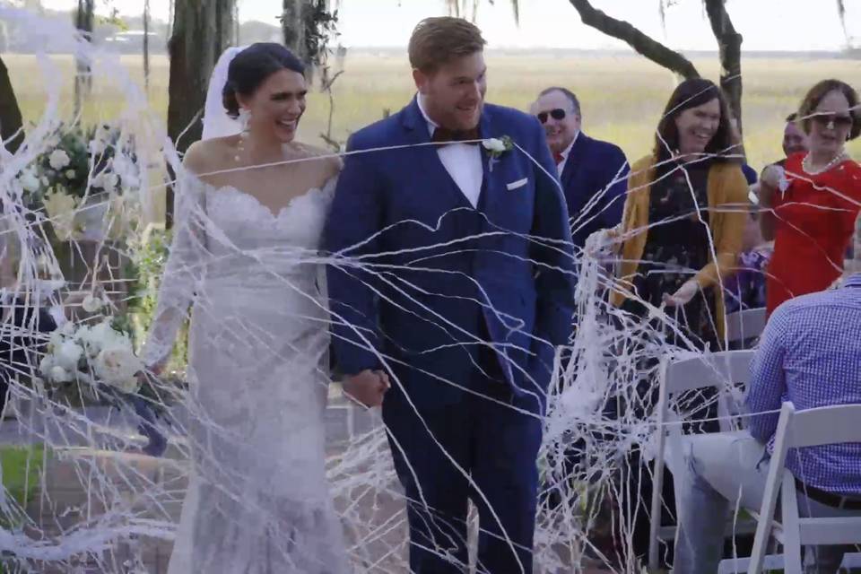 Walking down the aisle