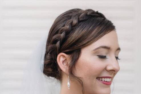 Classic braid upstyle