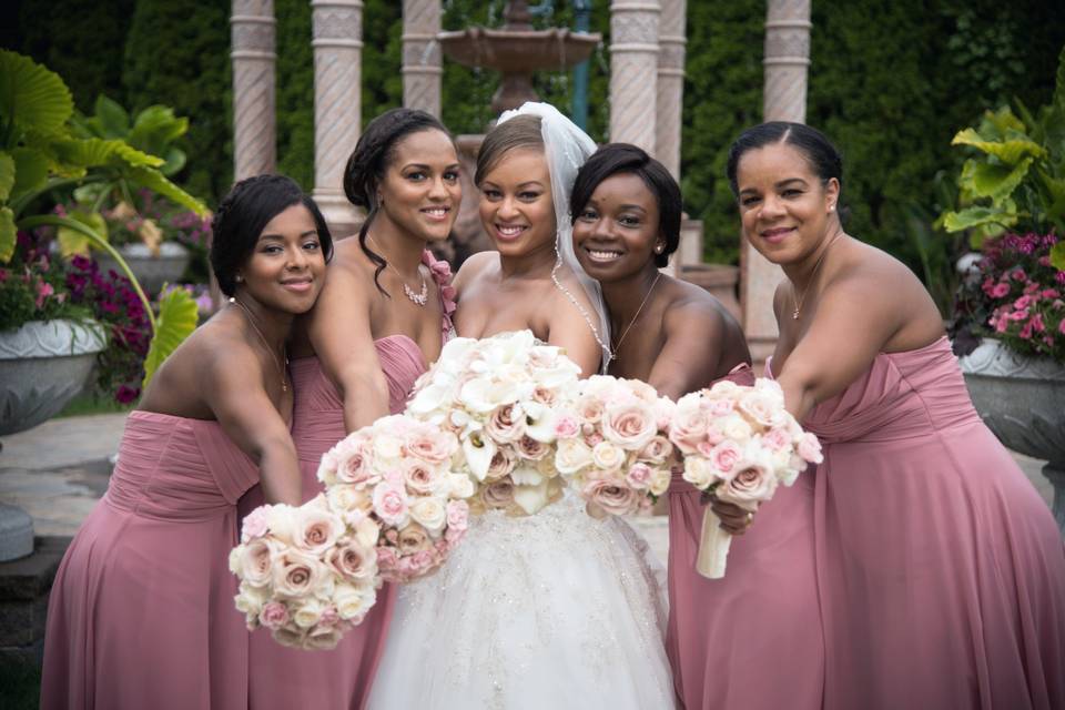 Deidre and her bridal party