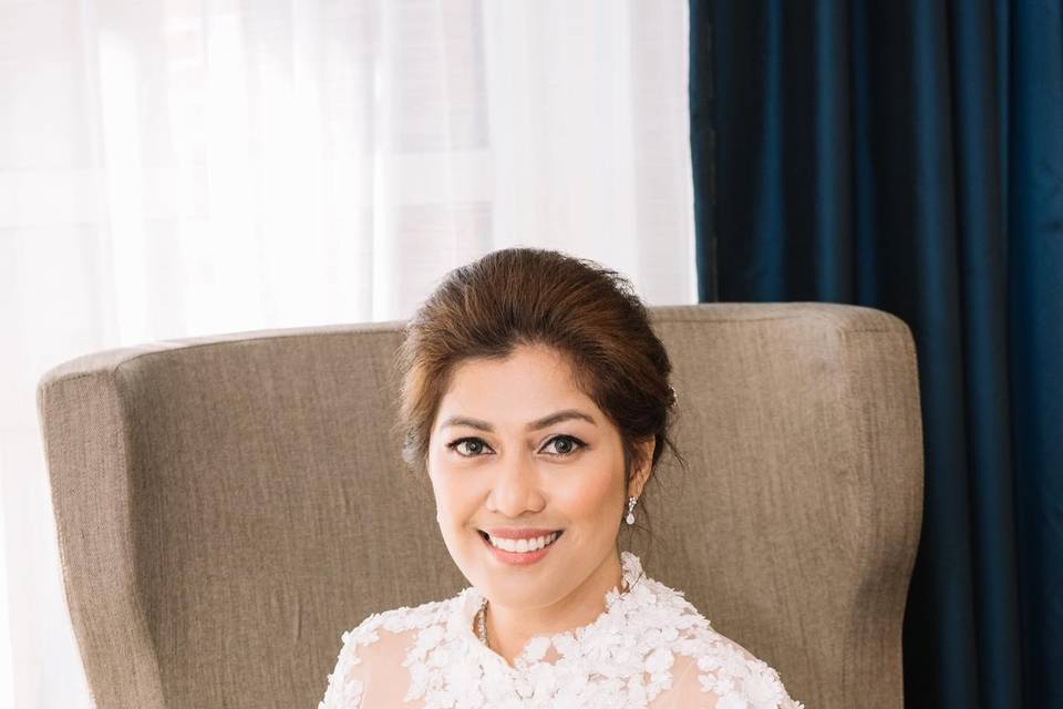 Bebet bridal makeup