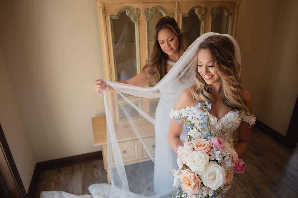 Bride with veil