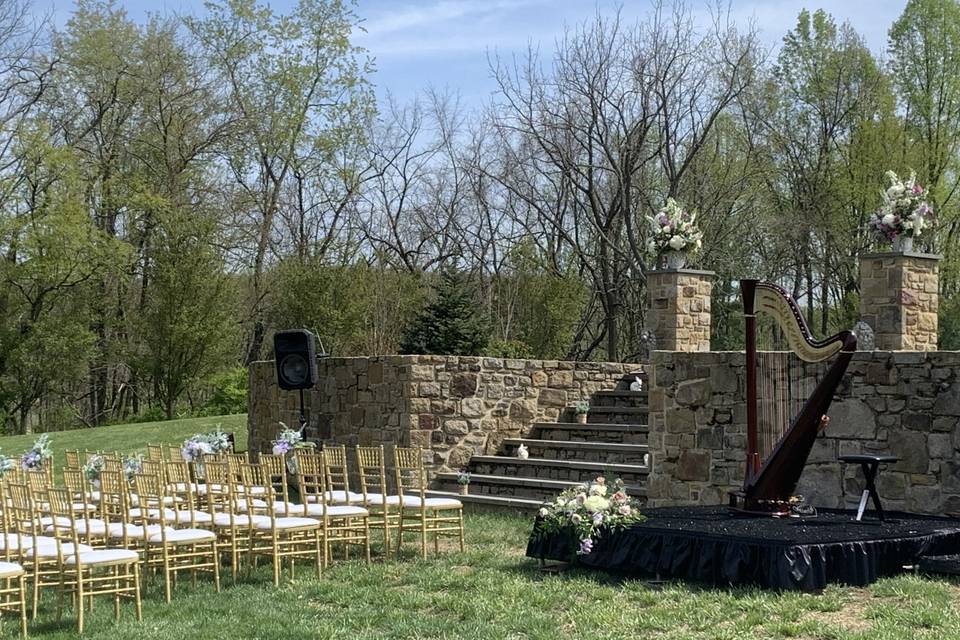 April Wedding at a family home