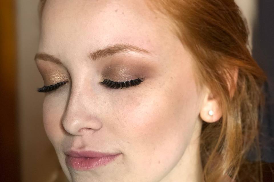 Bridesmaid makeup