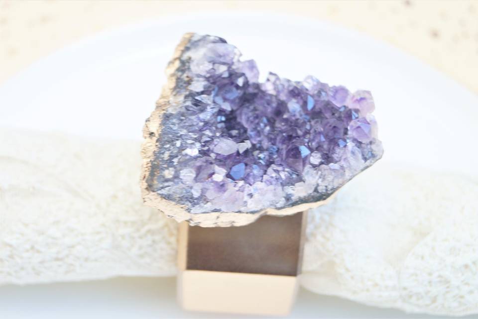 Amethyst Napkin holder