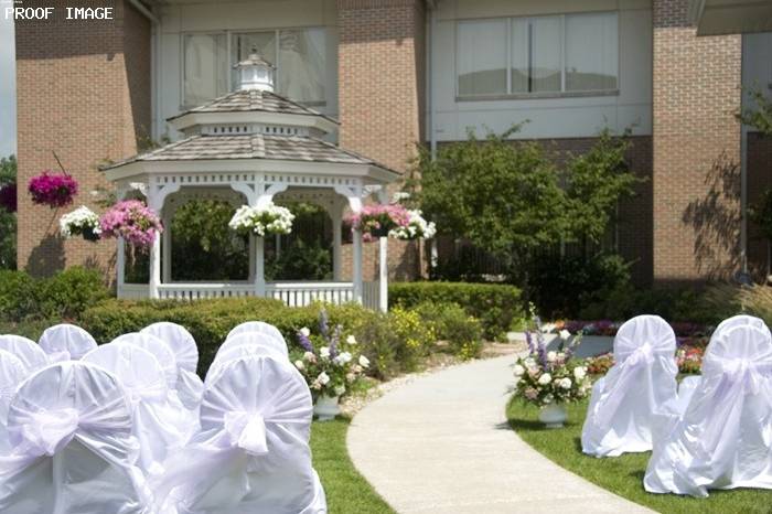 Refined white chair covers