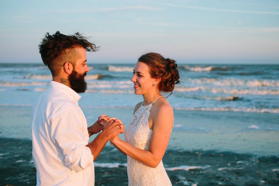 A Charleston Beach Wedding