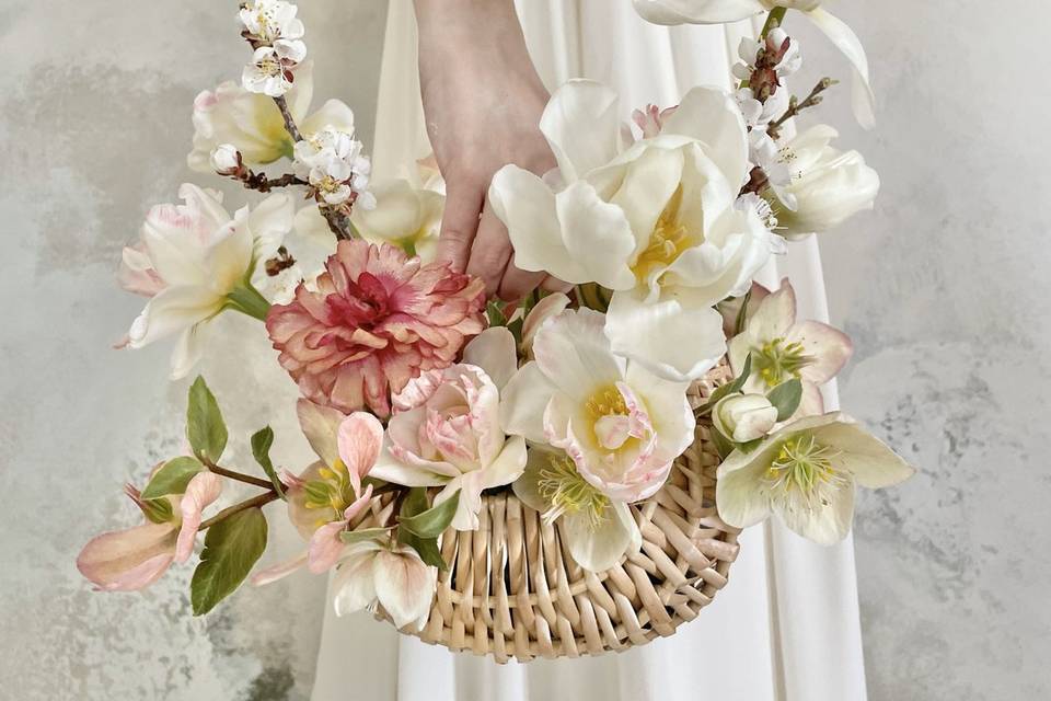 Bridesmaid Flower Basket