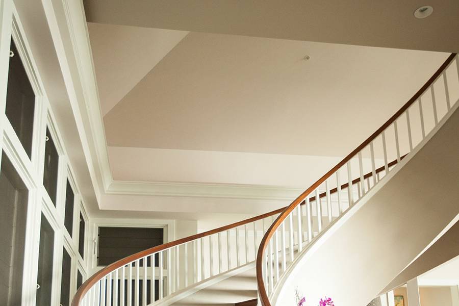 The foyer which overlooks the Grand Ballroom of Sugar Beach Events.