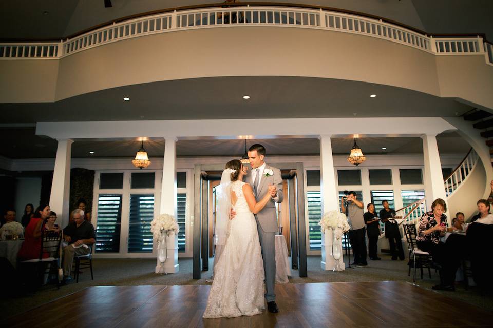 The Bridal Room - An intimate space for the bride and her girls to gather and get ready before the ceremony.  Features full-length mirror, bridal couch and exquisite furnishings to make you feel like a princess.