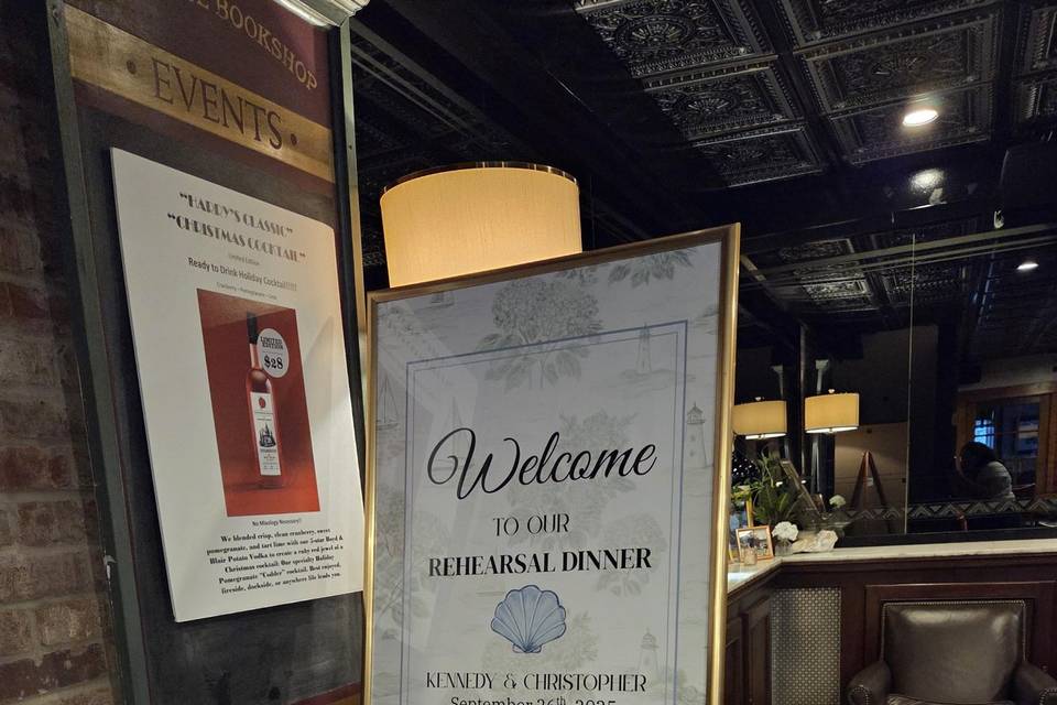 Wedding Welcome Sign