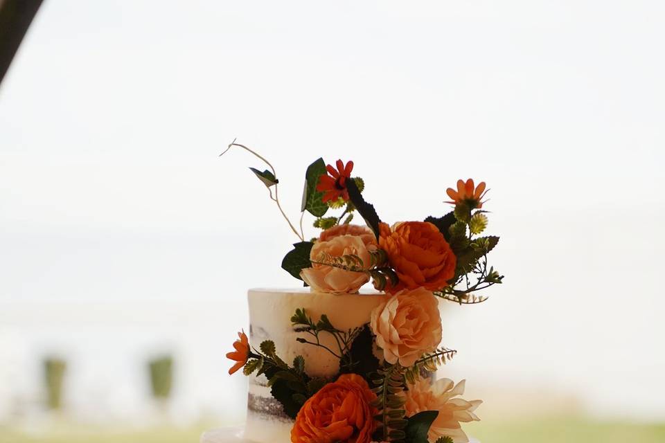 Floral Wedding Cake