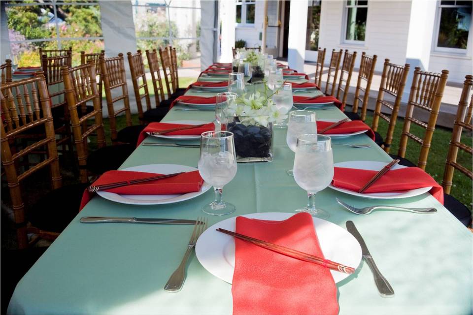 Long table setup