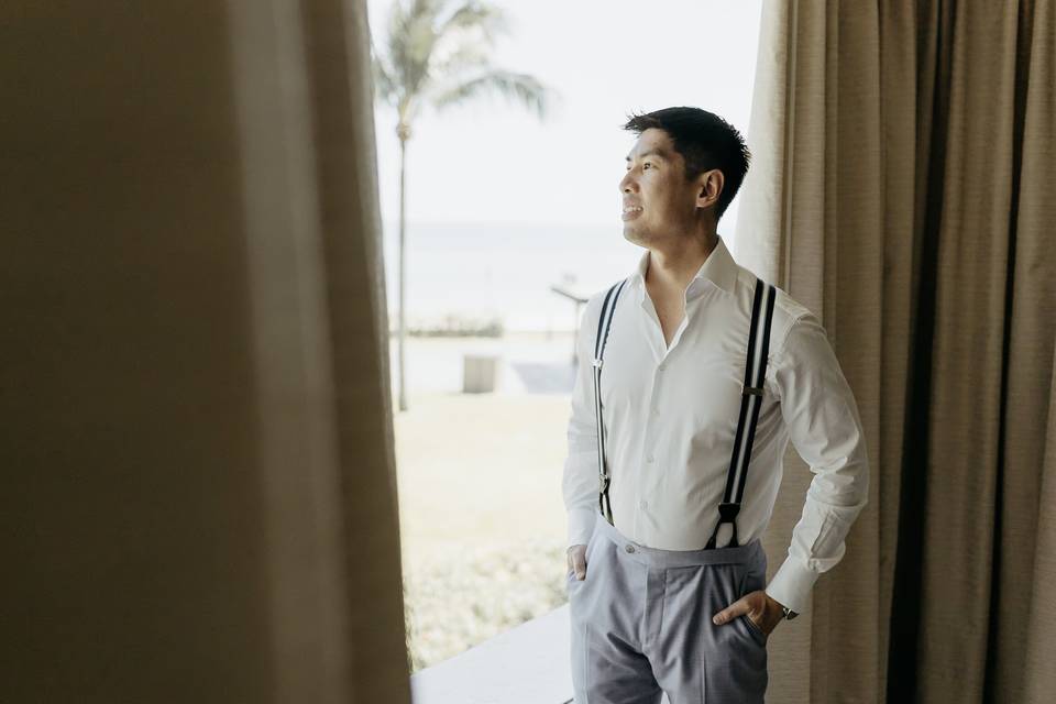 Groom is ready