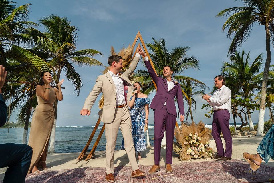 Finally married