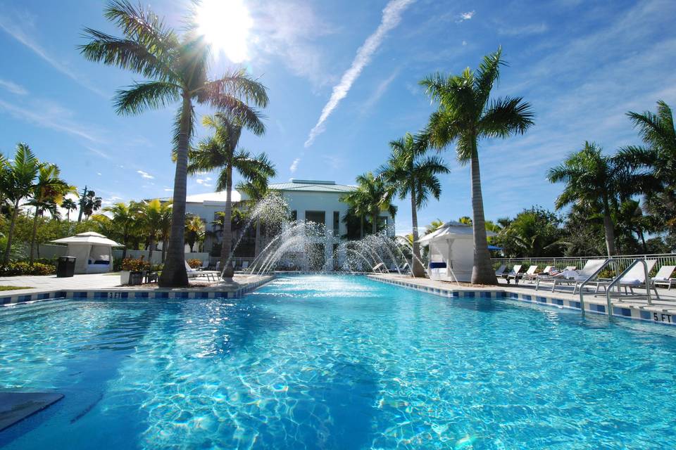 Outdoor swimming pool