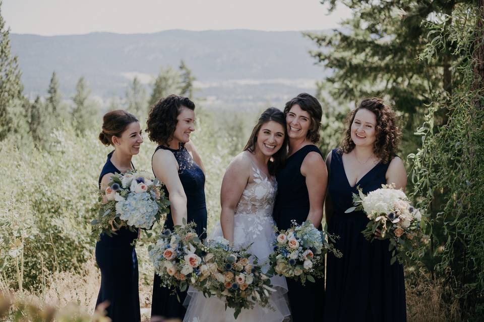 Bride + Her Girls