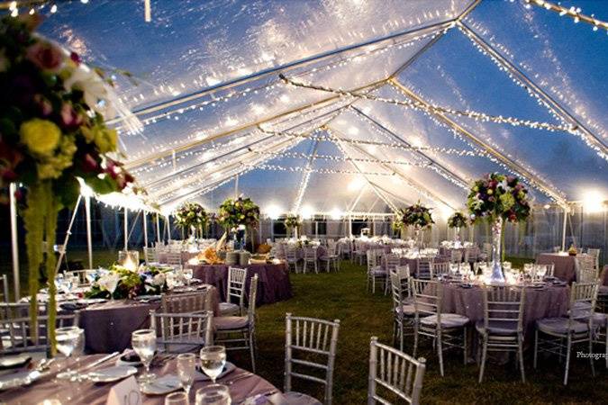 Beautiful evening reception area