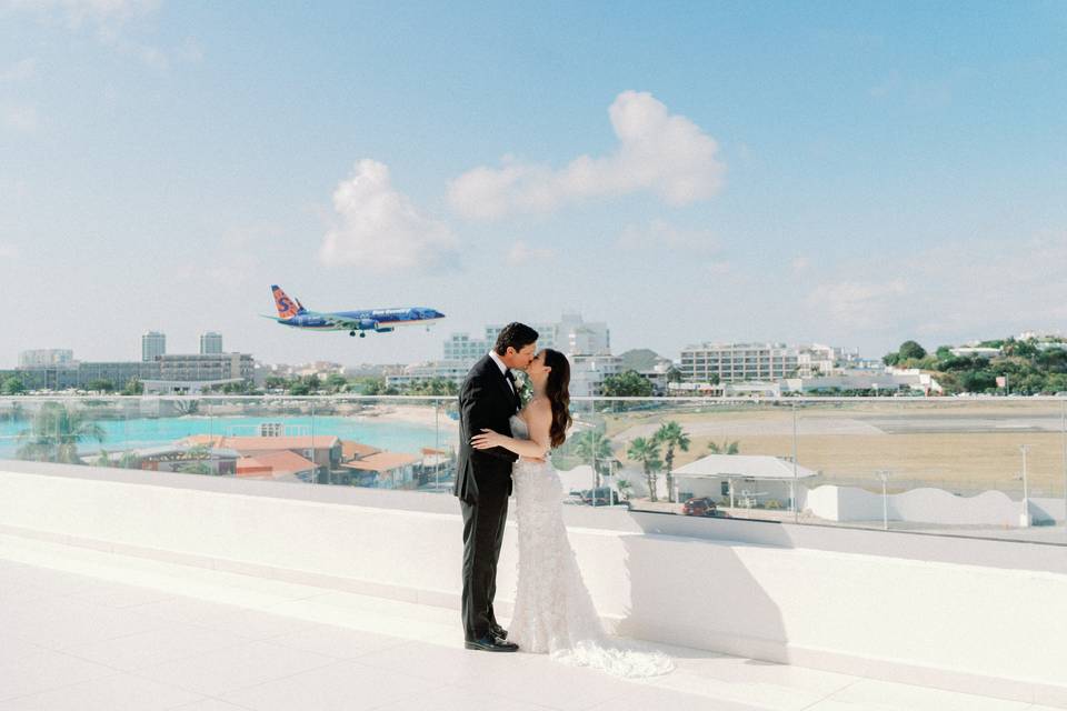 Newlyweds in the Caribbean