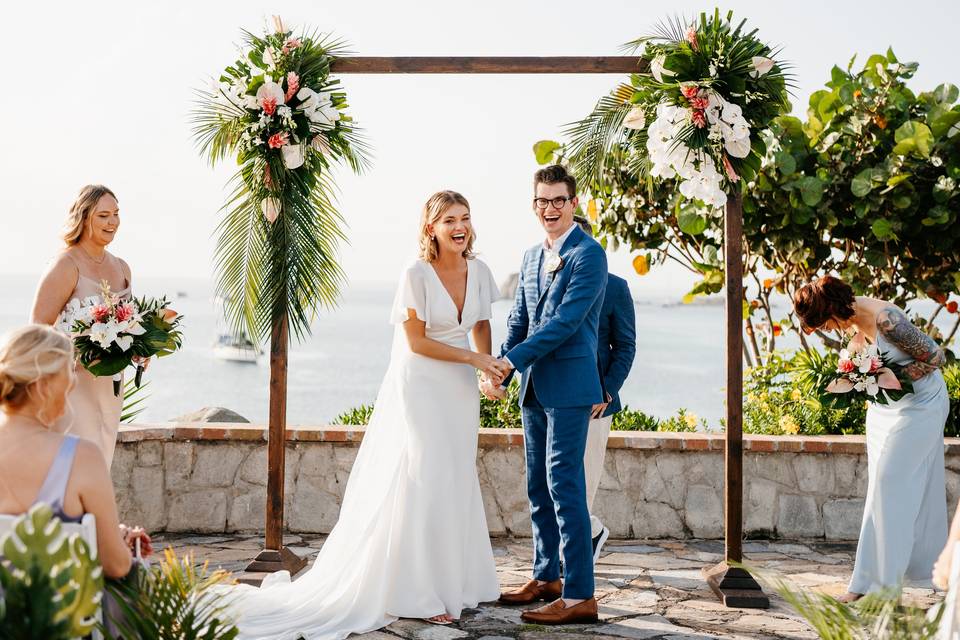 Joyful Newlyweds