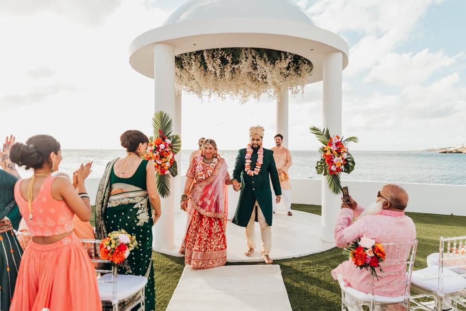 Caribbean bengali wedding