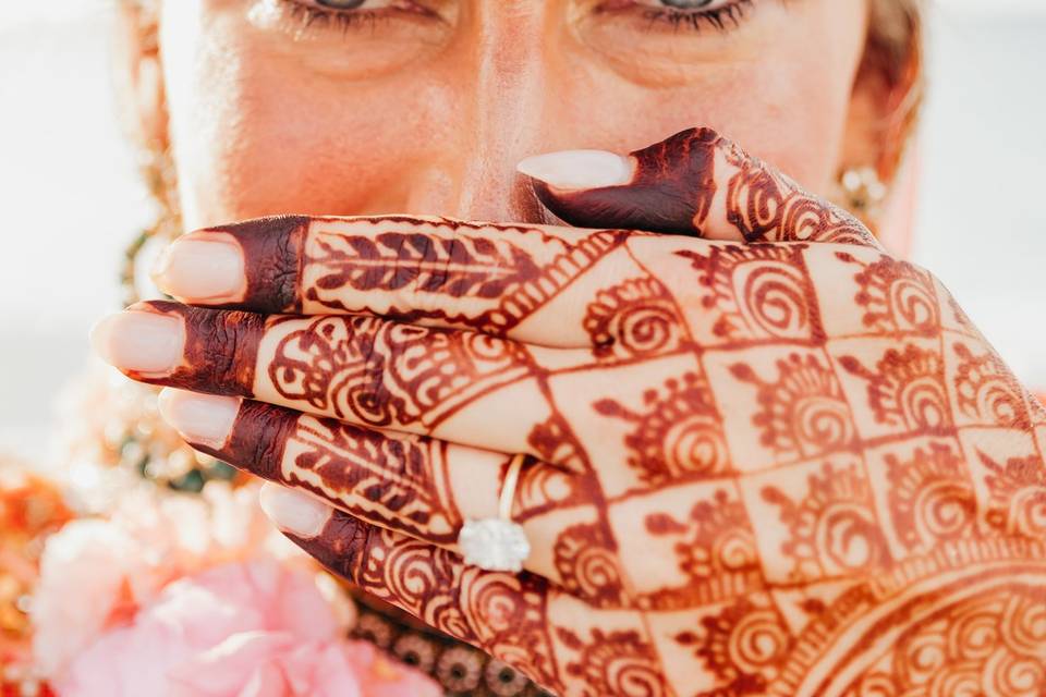 Romantic Bridal Look