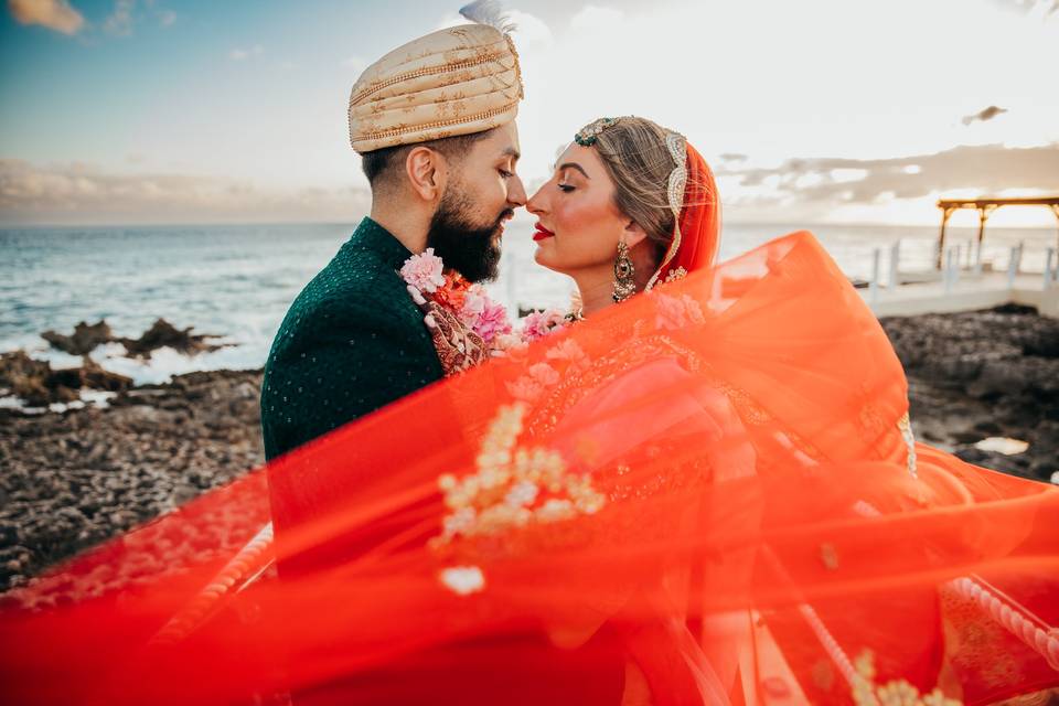 Caribbean bengali wedding