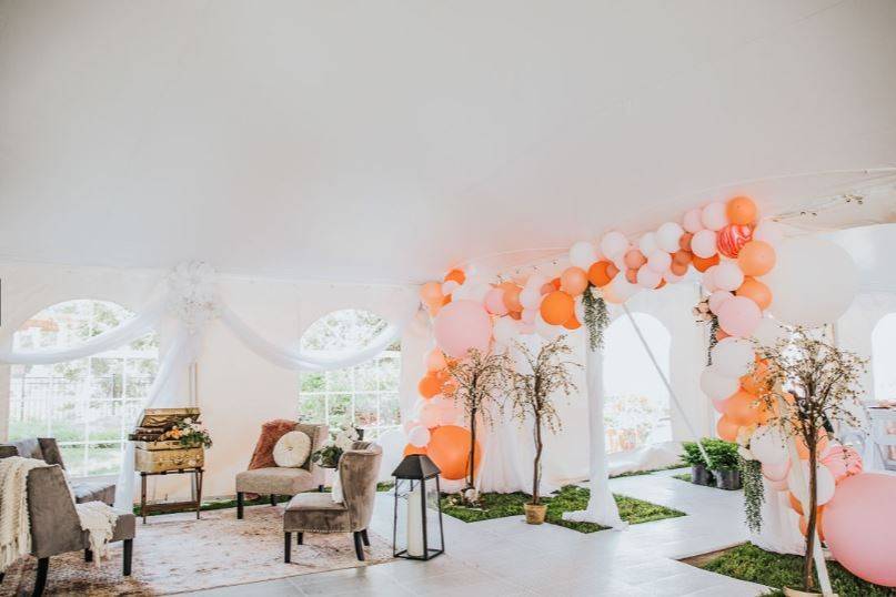 Tented reception