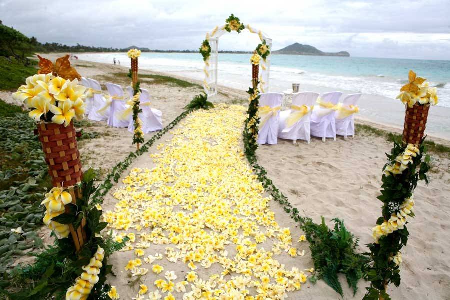 Wedding venue aisle