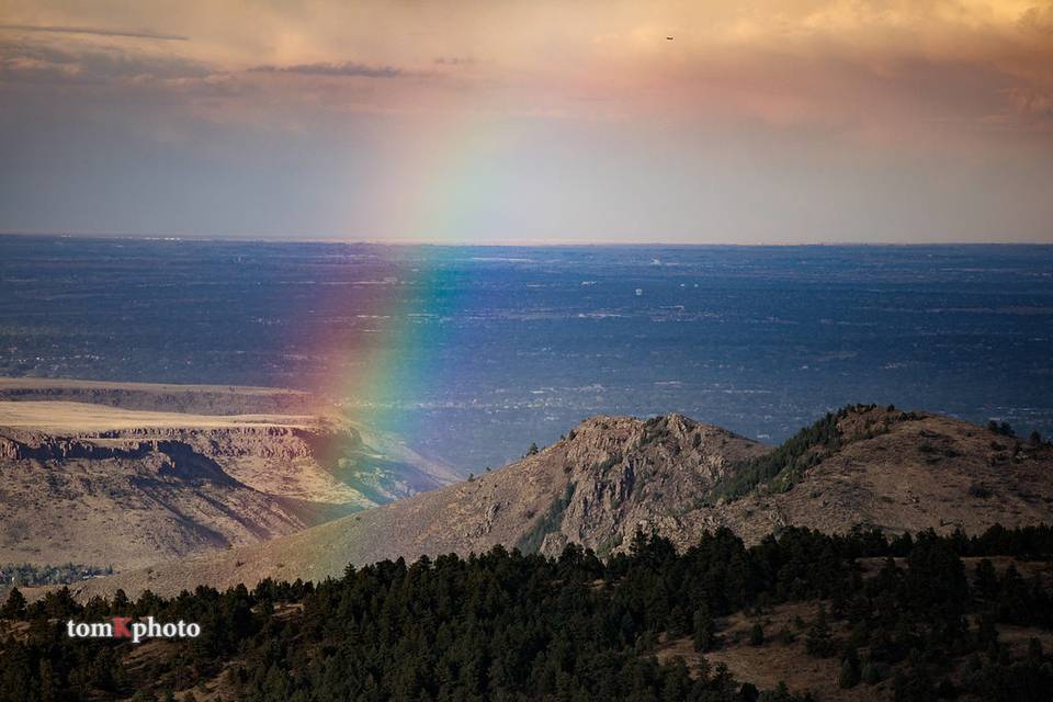 Rainbow over North Table Mount