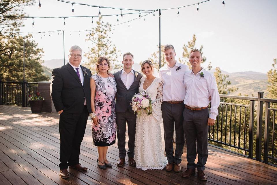 Family pictures on Canyon Deck