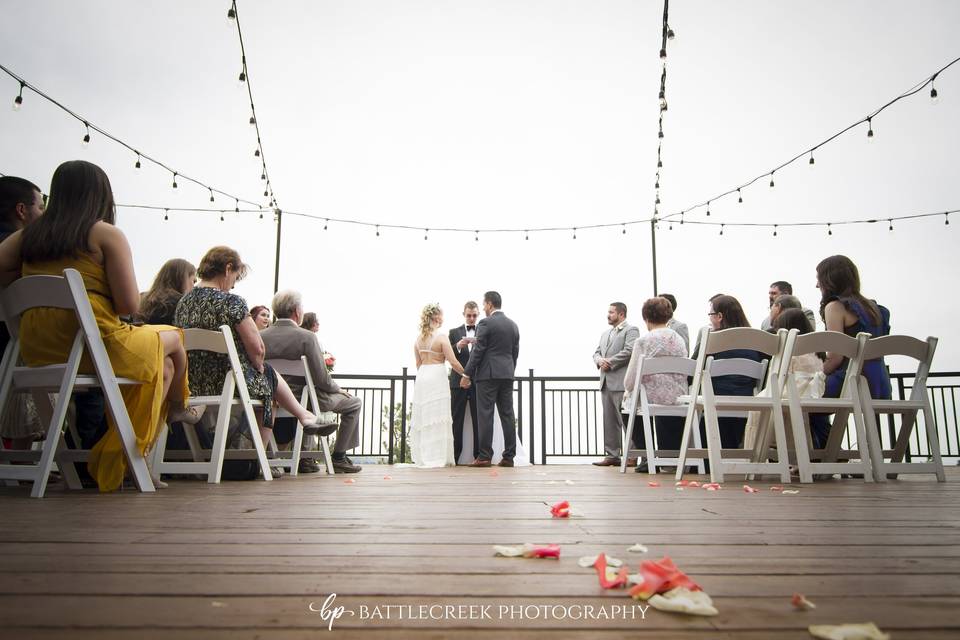 Vows on the Canyon Deck