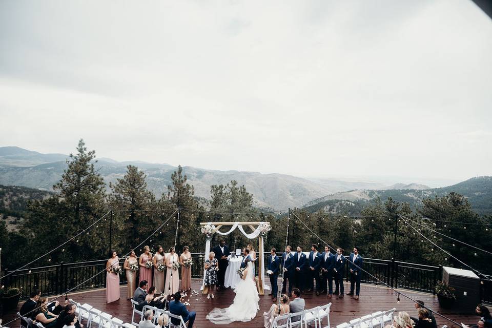 Fall Ceremony on Canyon Deck