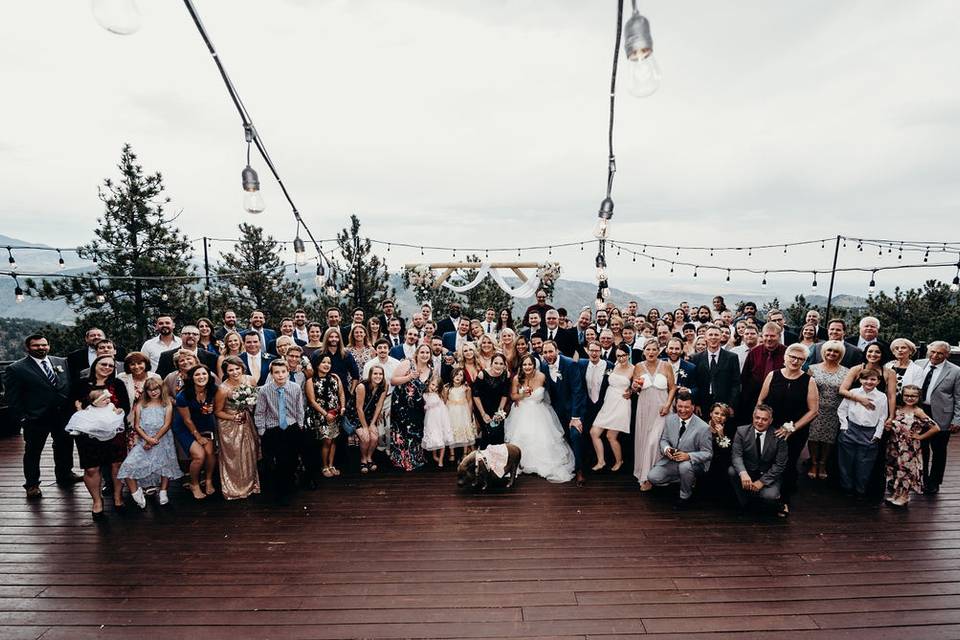 Family Photo on Canyon Deck